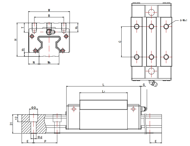 东兴推荐导轨滑块厂家供应